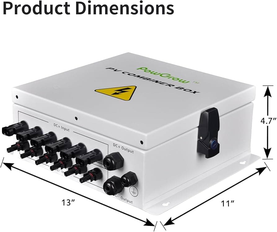 Combiner Box Suntree 12 Entradas y 6 Salidas MPPT | Protección Solar Profesional