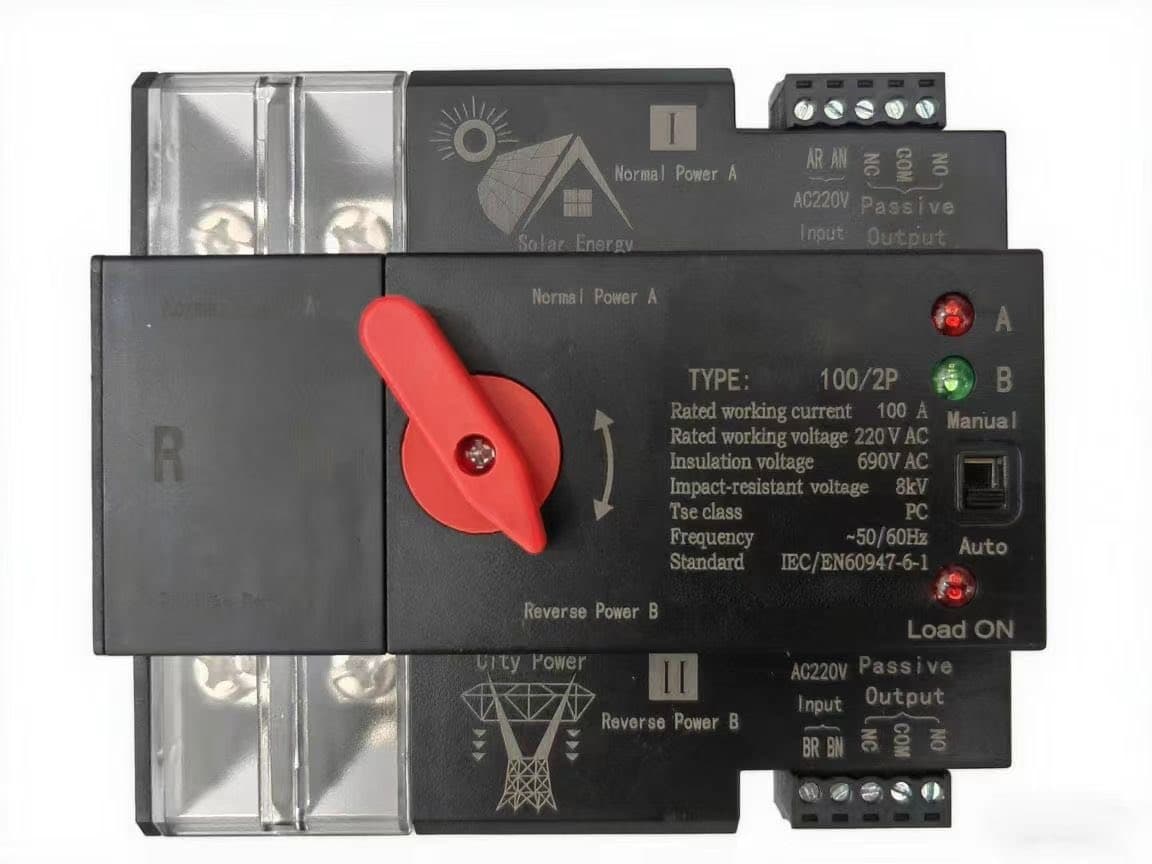 ATS Suntree SQ8W-100 2P 63A (Dual Power ATS)