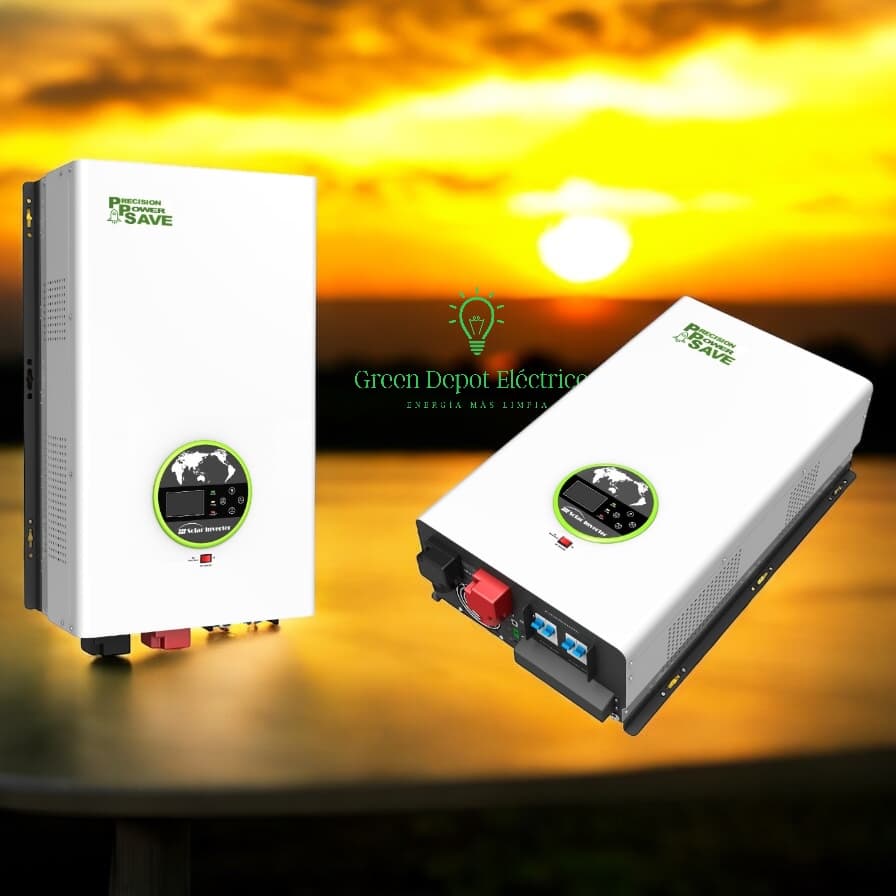 Inversor Solar Hibrido PPS 8kW 48V Off-Grid Alta Potencia Salida 110/220V Onda Pura