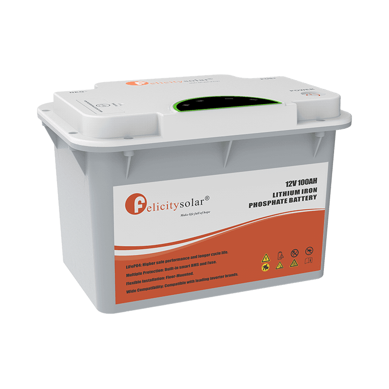 Bateria Felicity FLA12100PG2 1.28 kwh 14.4V | 7 Años De Garantía