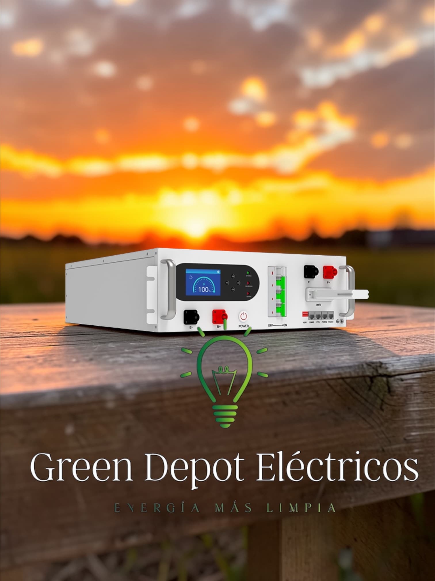 Bateria con controaldor Alto Voltaje 61.44kwh | Green Depot Eléctricos-Felicity