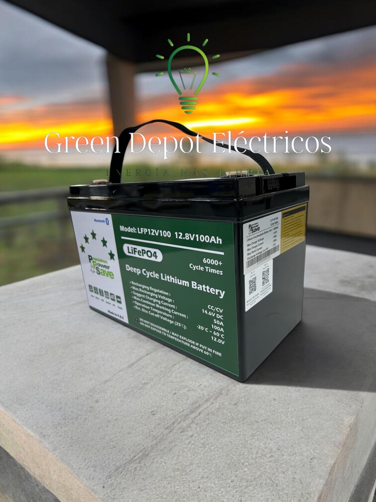Bateria de litio PPS La Menta 12100-wifi