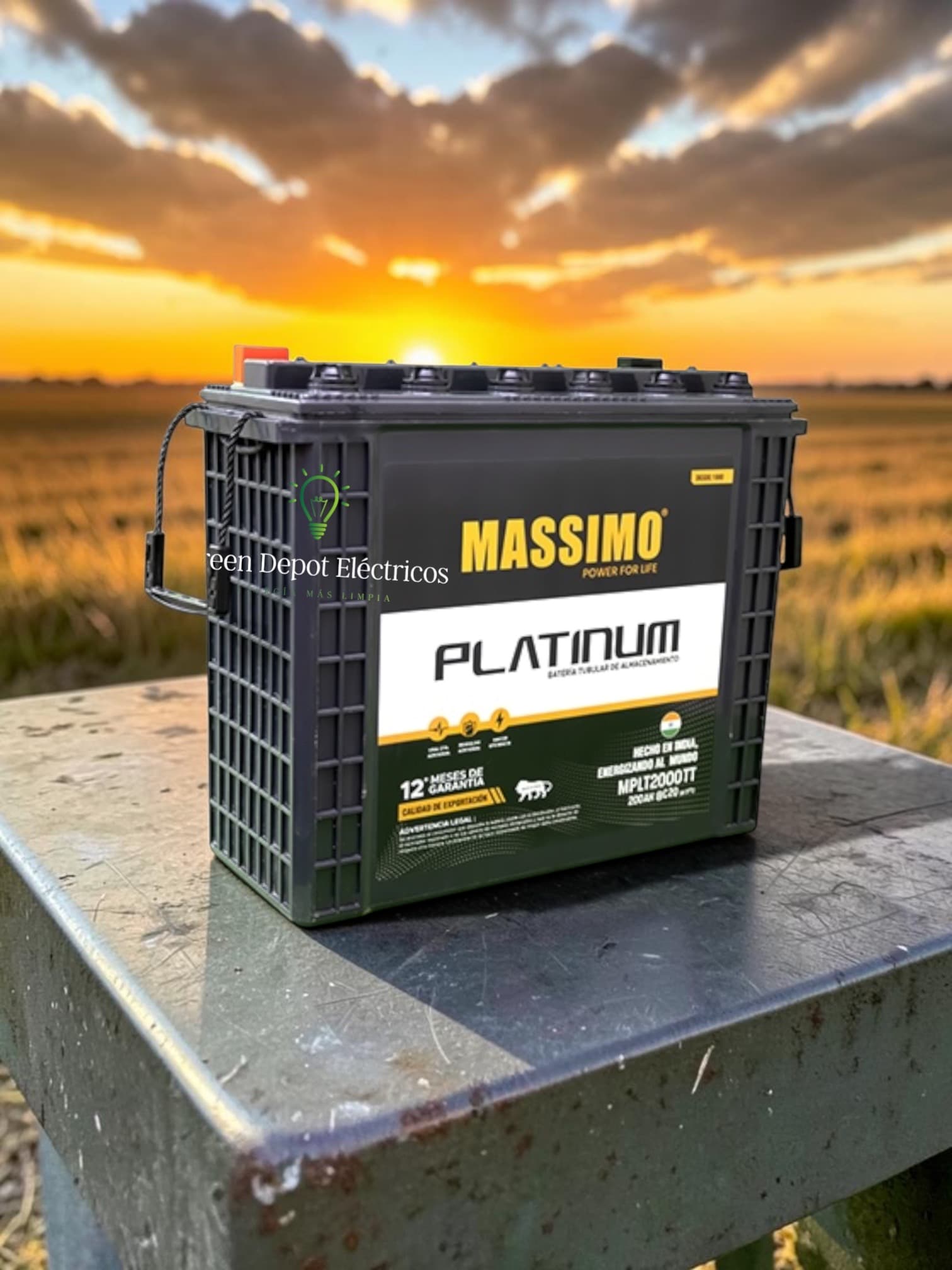 Batería de Ciclo Profundo Massimo 6V 225Ah (C20)