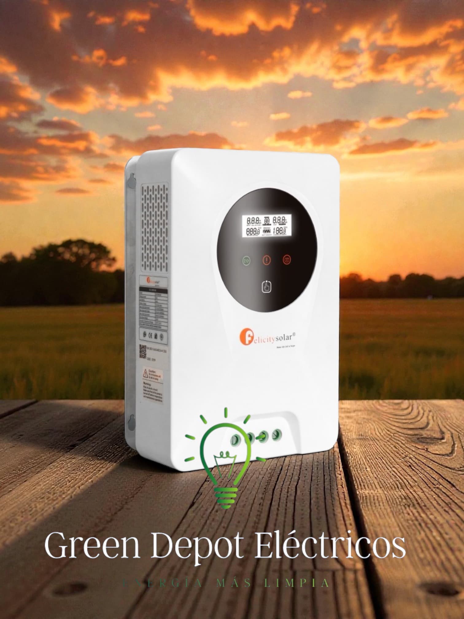 Controlador de Carga Solar MPPT Felicity Solar 100A | 12V/24V/48V | Modelo SCCM10048-III