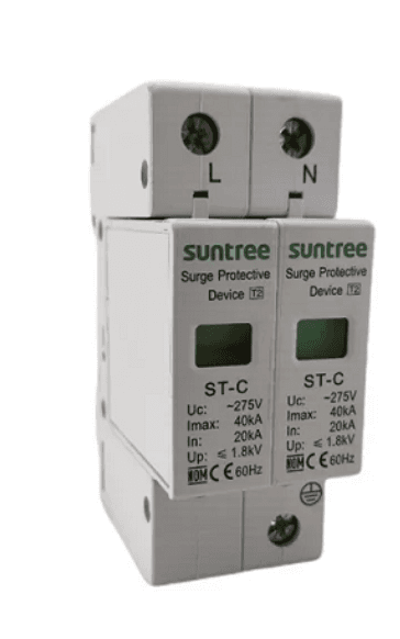 DSP-Protector sobre tensión 275 AC 20-40kA 2P |Suntree