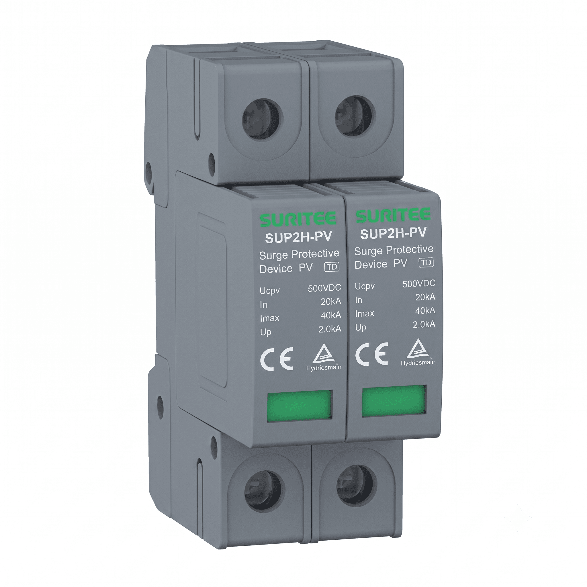DSP-Protector sobre tensión 600V DC 20-40kA 2P |Suntree