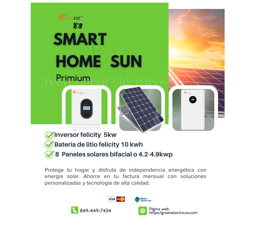 Kit Solar Felicity Primium 10kWh-Almacenamiento Inteligente