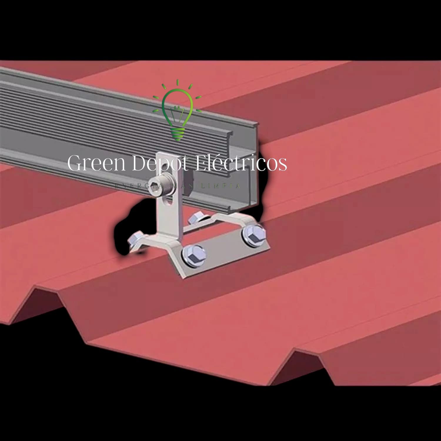 Anclaje Trapezoidal Horizontal Gancho Para Aluzinc