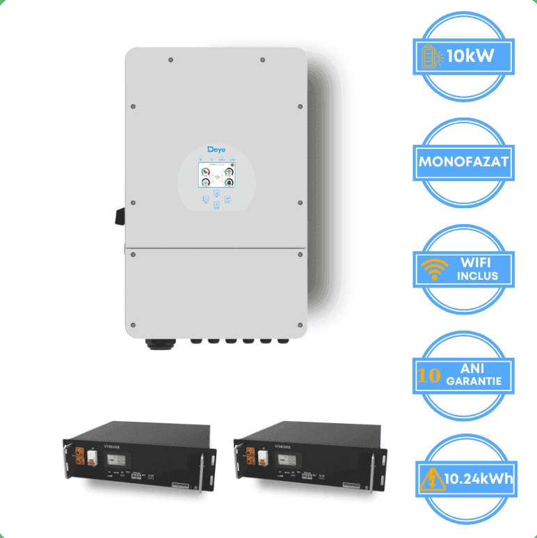 ⚡ Inversor Híbrido Deye SUN-6K-SG02LP2-US-AM2 | 6kW Split Phase ⚡