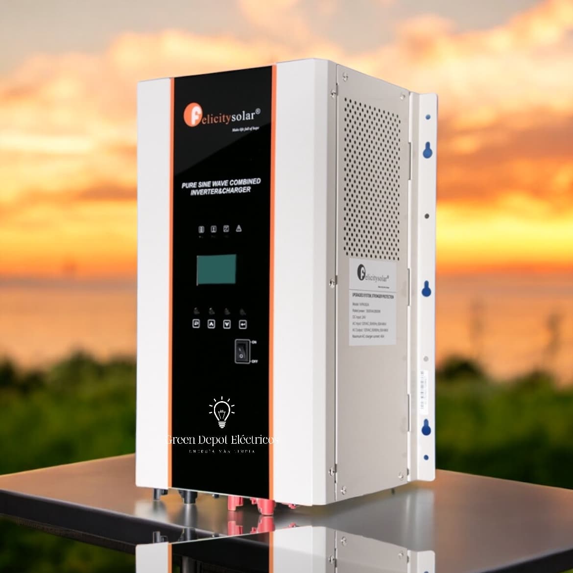 ⚡ Inversor Solar Felicity IVPA 3525 (3.5 kVA) 24V | MPPT 80A y Onda Pura ✨