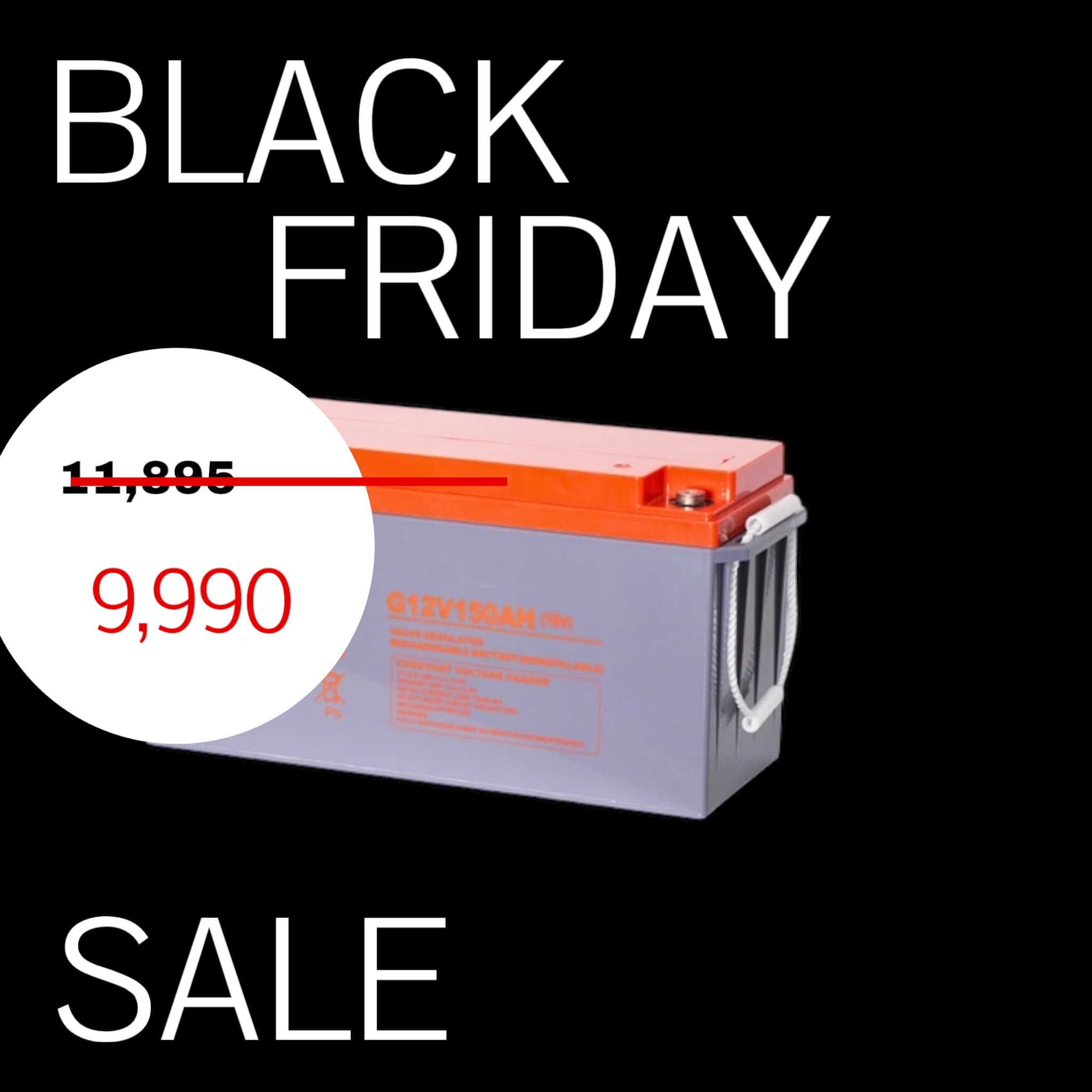 ⚡️ Energía Segura ¡Ahora!: Batería Gel 100Ah 12V Plug & Play