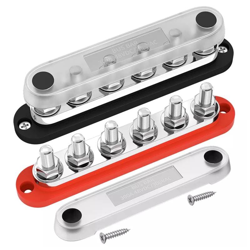 Busbar Baterias de Distribución DC Profesional | 600A - 600V